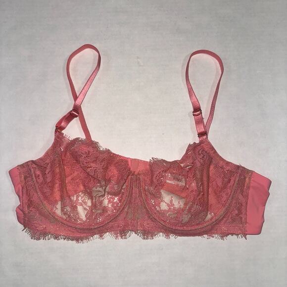 Skarlett Blue Women 38C Bra Intimates Feminine Entice Underwire Balconette - Picture 4 of 9